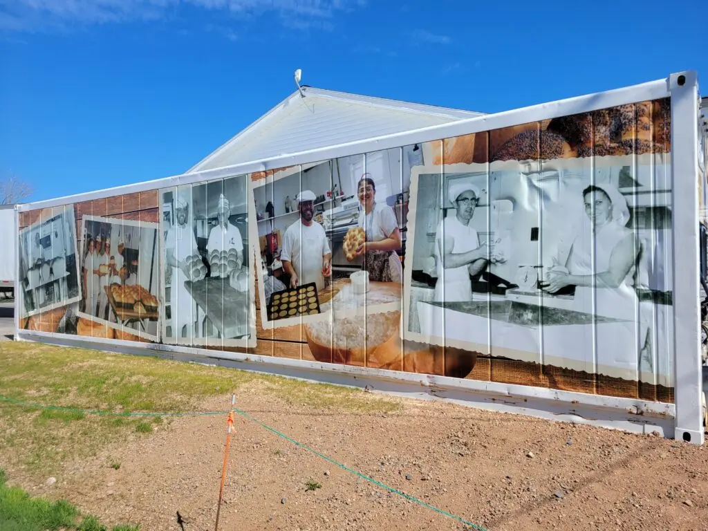 Large-format photographic building wrap
