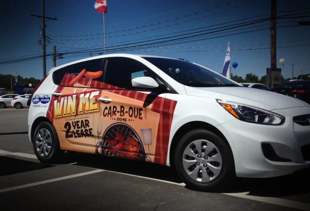 Vehicle wrap project by ProFleet Graphics in Nova Scotia