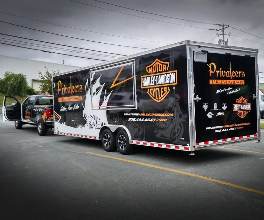 Vehicle wrap project by ProFleet Graphics in Nova Scotia